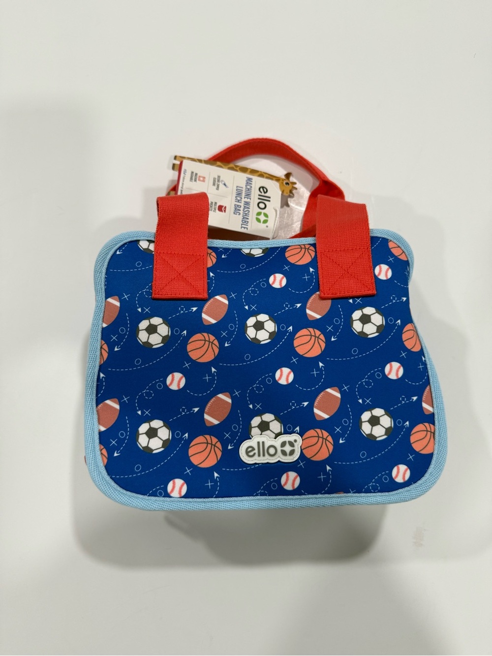 Ello "Goal Getter" Reusable Insulated Kids Lunch Bag NWT